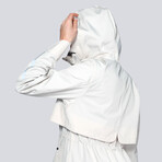 Women's Miele Maxi Raincoat // Perfectly Pale (XL)