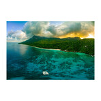 Seychelles - Siloutte Island Mural by Epic Portfolio
