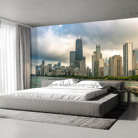 Cloudy Chicago Mural by Epic Portfolio