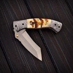 Handmade D2 Steel Liner Lock Knife