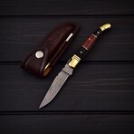 Damascus Laguiole Pocket Knife // 2069