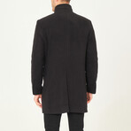Brazil Overcoat // Diagonal Black (Small)