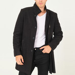Brazil Overcoat // Diagonal Black (Small)