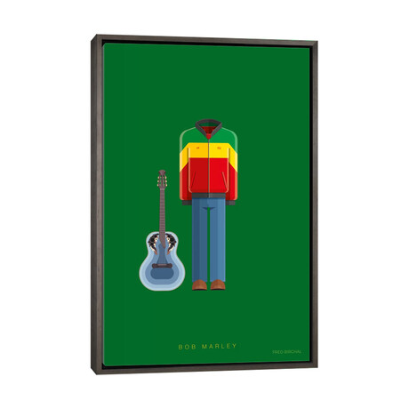 Bob Marley by Fred Birchal (26"L x 18"W x 0.75"D)