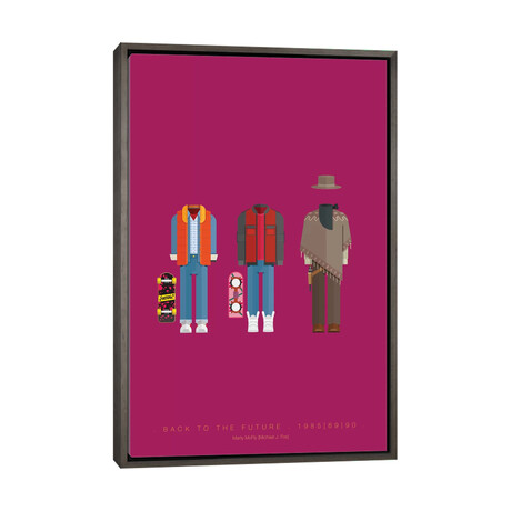 Back To The Future Trilogy by Fred Birchal (26"L x 18"W x 0.75"D)