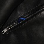 Aiden Leather Jacket // Black (4XL)