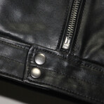 Aiden Leather Jacket // Black (XL)