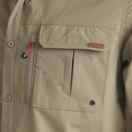 Cresta // Outdoor Shirt With Pockets // Khaki (XS)