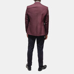 Rory 3-Piece Slim Fit Suit // Burgundy (Euro: 54)