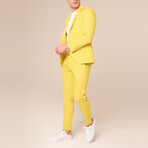 Brian 2-Piece Slim Fit Suit // Yellow (Euro: 44)