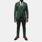 Rory 3-Piece Slim Fit Suit // Green (Euro: 54)