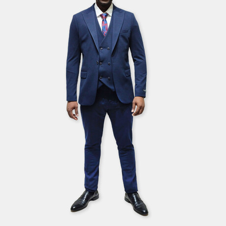 Rory 3-Piece Slim Fit Suit // Navy (Euro: 44)