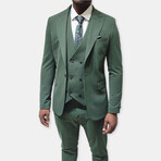Rory 3-Piece Slim Fit Suit // Green (Euro: 44)