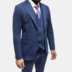 Rory 3-Piece Slim Fit Suit // Navy (Euro: 54)
