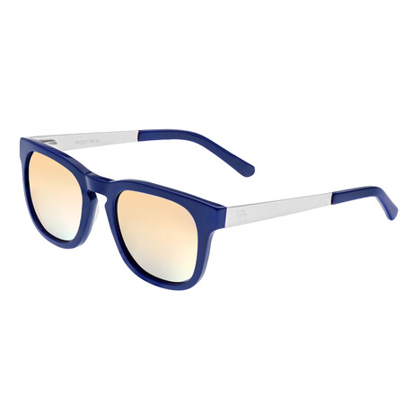Twinbow Polarized Sunglasses // Periwinkle Frame + Green Lens