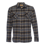 Truman Outdoor Shirt in Plaid // Gray (L)