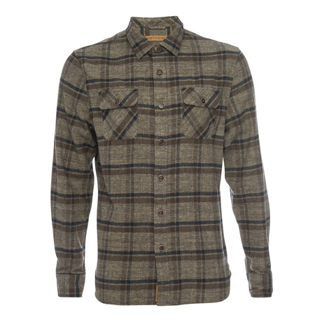 Truman Outdoor Shirt in Plaid // Brown (XS)