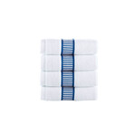 Fancy Border Wash Towel // Royal Blue (Set of 2)