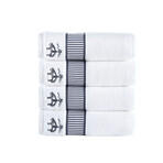Fancy Border Hand Towel // Anthracite (Single)