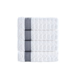 Herringbone Hand Towel // White (Single)