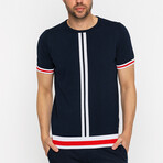 Daniel Short Sleeve Polo Shirt // Navy (M)