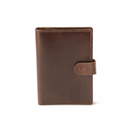 Leather Passport Cover // Brown