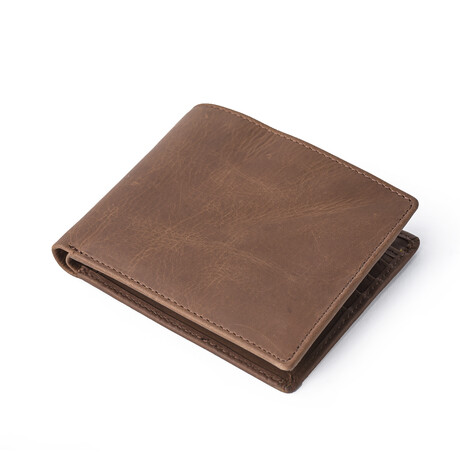 Classic Bifold Leather Wallet // Light Brown
