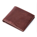 Classic Bifold Leather Wallet // Dark Brown