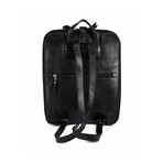 Travel Leather Backpack // Black