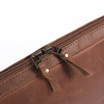 Leather Laptop Sleeve // 15" // Brown