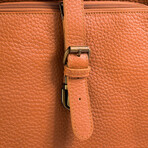 Travel Leather Backpack // Tan