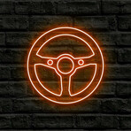 Steering Wheel // Large (Orange)