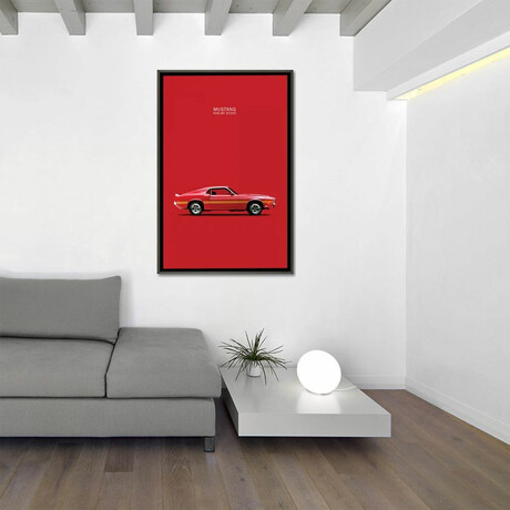 1969 Ford Mustang Shelby GT350 (Red) by Mark Rogan (26"H x 18"W x 0.75"D)