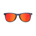 Carrera // Men's Hyperfit Square Sunglasses // Blue Orange + Orange Flash