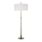 Hudson Floor Lamp // Antique Brass