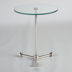 Lab Accent Table // Nickel