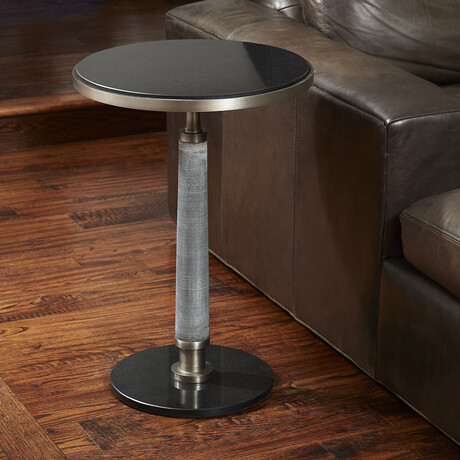 Hudson Accent Table // Nickel