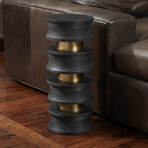 Collar Accent Table // Black
