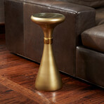 Aalto Accent Table // Brass