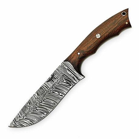 Rosewood Hunting Knife // Fire Pattern