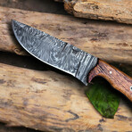 Rosewood Hunting Knife // Fire Pattern