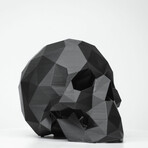 Low Poly Skull Headphone Stand