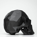 Low Poly Skull Headphone Stand