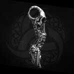 Hammer With Skull Pendant (20")