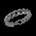 Skull Chain Bracelet (7")