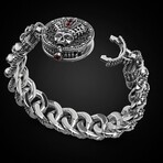 Crown Skull Bracelet (7")