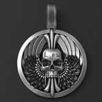 Skull With Wings Pendant (20")