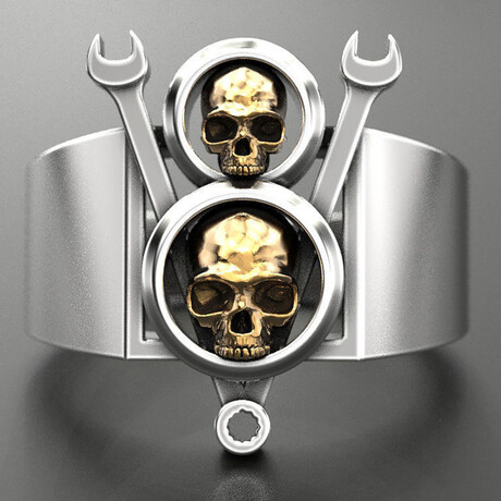 Mechanic Skull Ring (6)