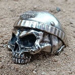 Helmeted Skull Ring (6)