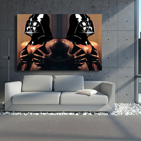 Imperial Girlz Darth Vader By Ultravelvet (24"H x 16"W x 2"D)